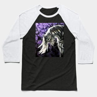 Stallion Among Wisteria Flowers Baseball T-Shirt